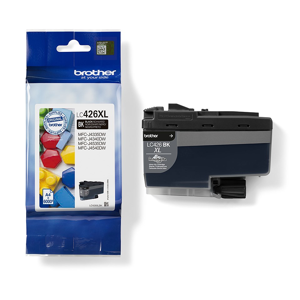 Ngjyrë për printer Brother LC426XLBK, e zezë