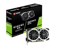 Kartelë grafike MSI VGA NVIDIA GeForce GTX 1650 D6 VENTUS XS OCV1, 4GB GDDR6