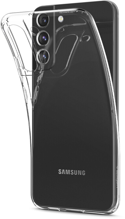 Mbrojtëse Spigen Liquid Crystal për Samsung Galaxy S22, transparente