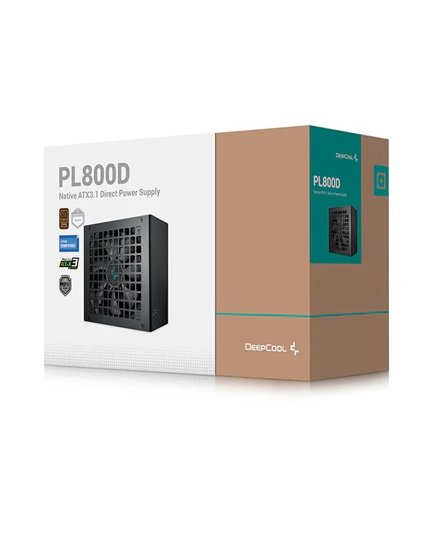 Burim energjie Deepcool PL800D, 800W, ATX 3.1, 80 Plus Bronze, i zi