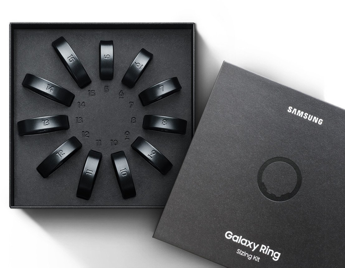 Set për matje unaze Samsung ET-YQ510KBEGEU, Galaxy Ring, unaza provuese, e zezë