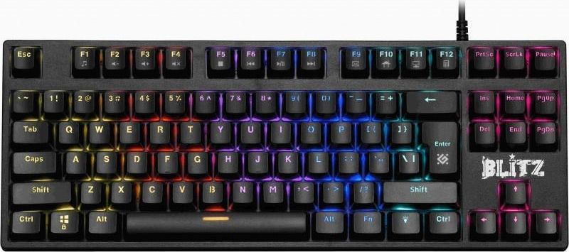 Tastierë Defender Blitz GK-240L, USB, e zezë