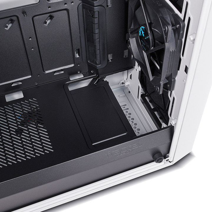 Кутија за компјутерски Fractal Design Meshify C, со стакло, бело