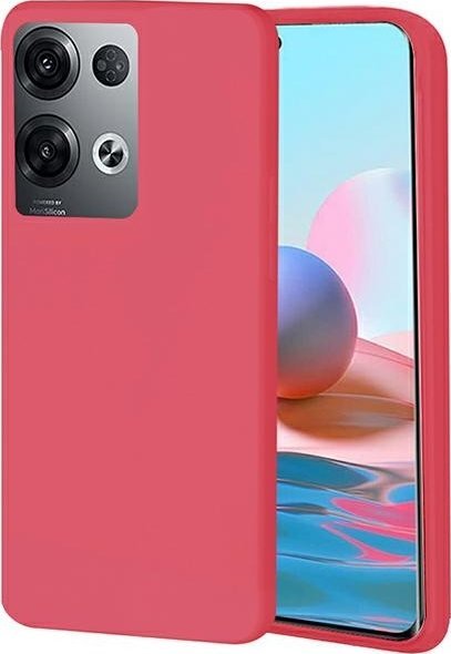 Kapak telefoni Beline Case Candy për Oppo Reno 8 Pro, TPU silikoni, ultra i hollë, rozë