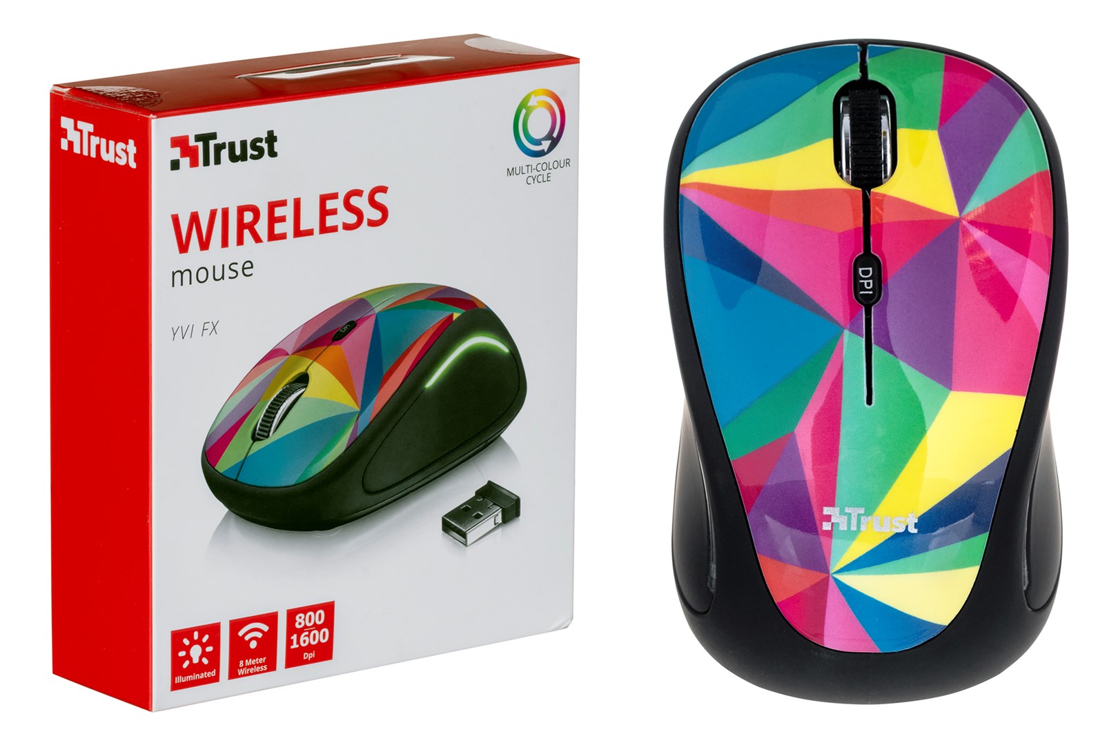 Maus wireless Trust Yvi FX, i zi