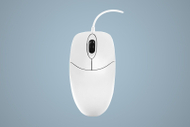Maus Contour Design Active Key Contour, me kabllo, IP68, i bardhë
