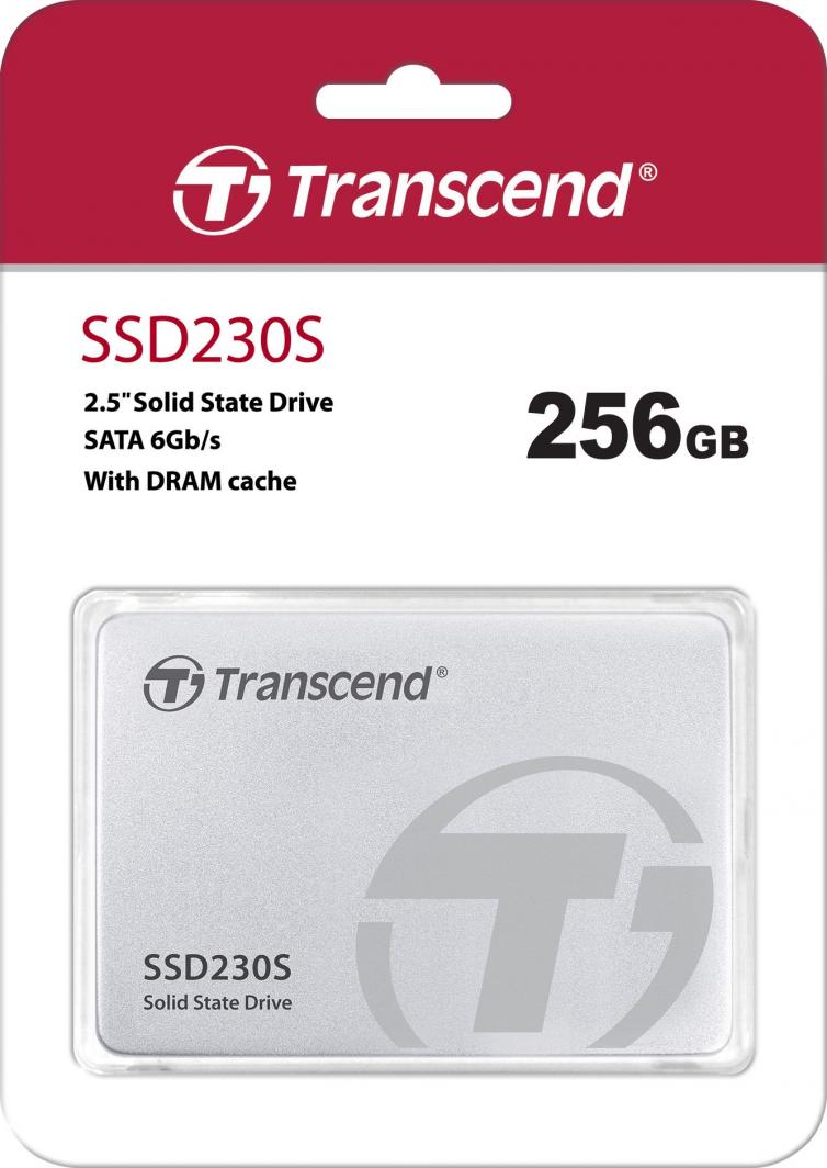 Disk SSD Transcend 230S (TS256GSSD230S), 256 GB, 2.5", SATA III, i bardhë