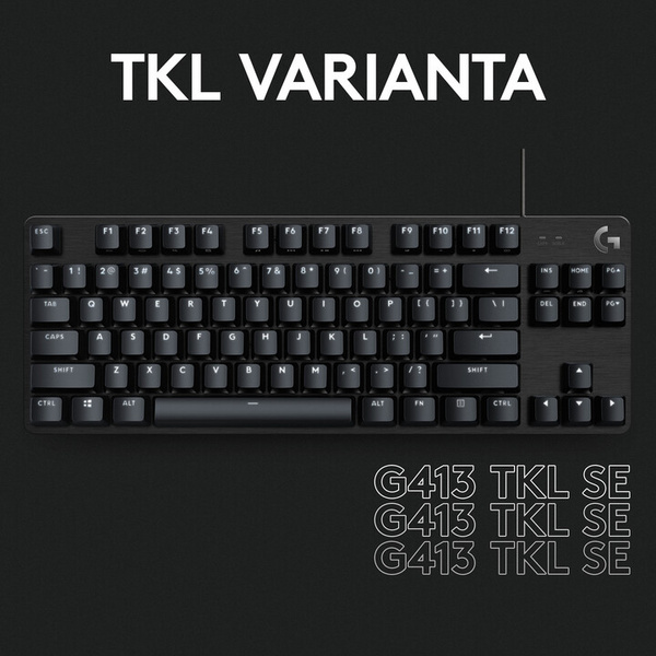 [OUTLET] Tastierë Logitech G413 SE TKL, Kailh Brown, US, e zezë