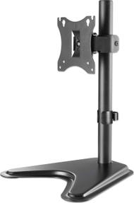 Mbajtëse tavoline për monitor Manhattan, 10" 27", VESA 75x75 100x100, e zezë