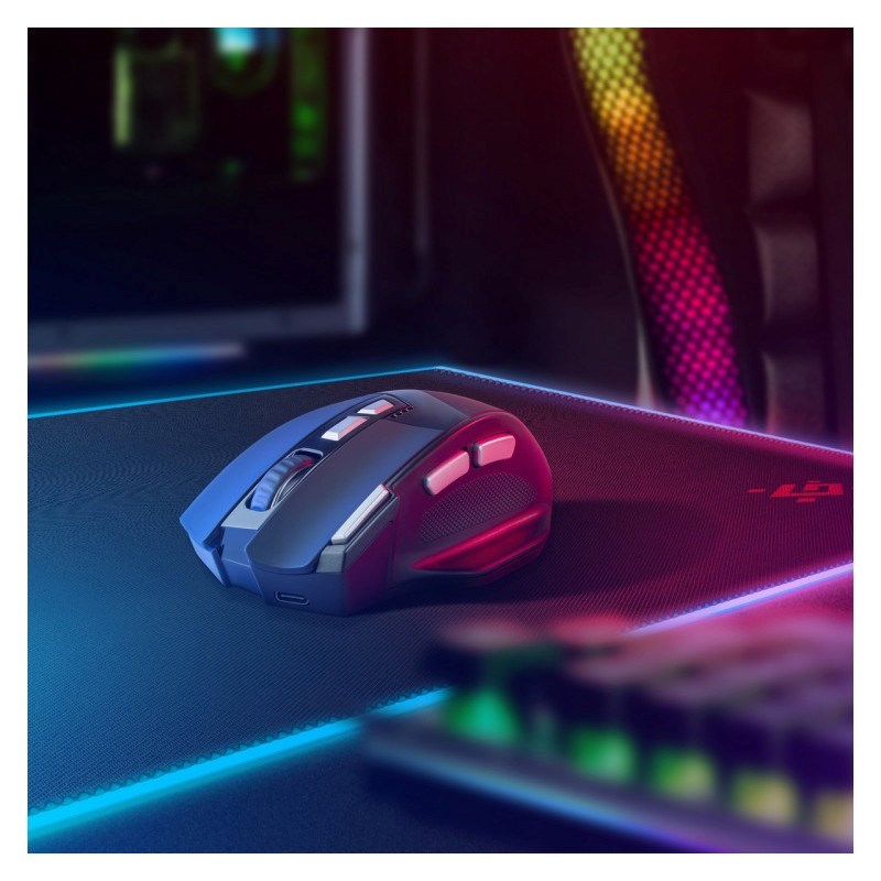 Maus gaming Defender KNIGHT GM-885, 3200 DPI, butona programues, me ndriçim