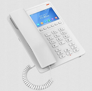 Хотелски телефон Grandstream GHP630W, WiFi 6, екран во боја, бел