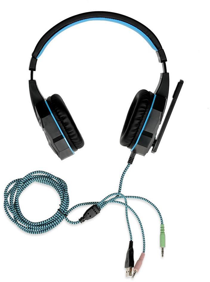 Kufje I-BOX X8 (SHPIX8MV), 3.5mm, 20000Hz, 2.2m, të kaltra