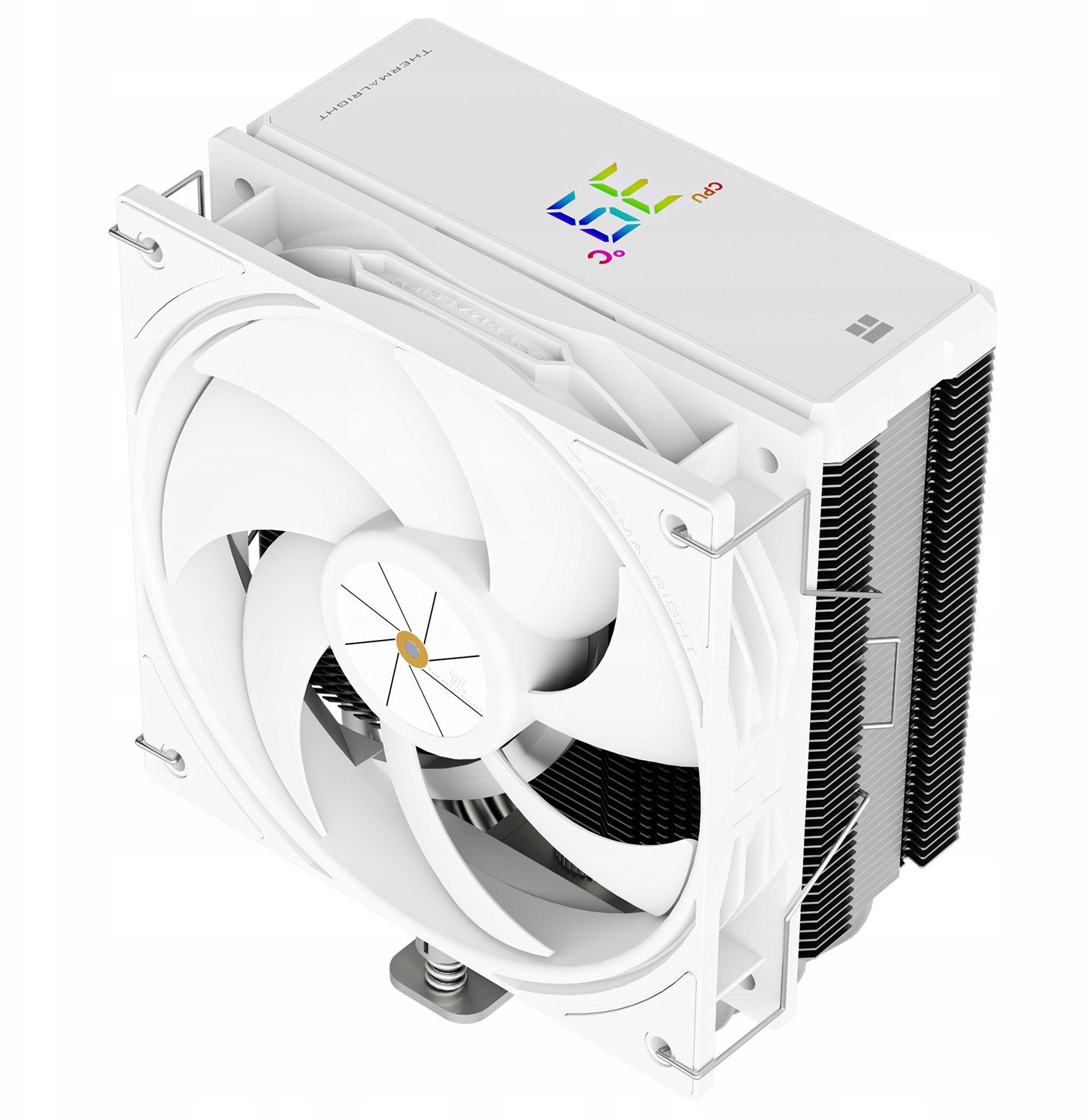 Ладилник за процесор Thermalright Assassin X 120 R Digital, 120mm PWM, дигитален екран за температура, бел