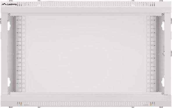 Kabinet rrjeti muror Lanberg WF01-6606-00S, 19" 6U, ngarkesë 60kg, gri