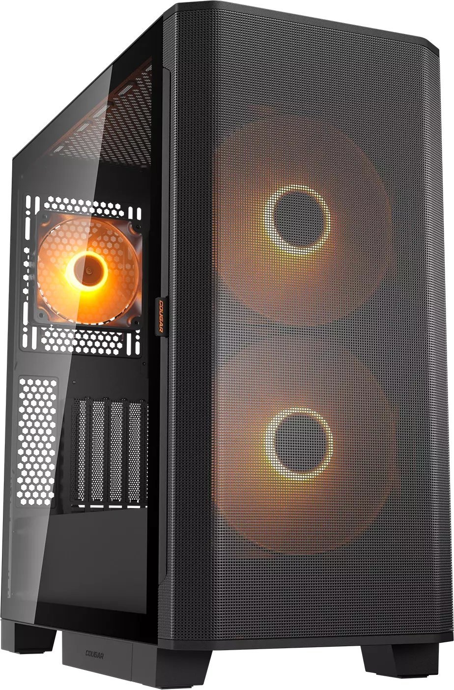 Kutia kompjuterike Cougar CGR-5YA6B-RGB, ATX Mid Tower, ARGB, xham i temperuar