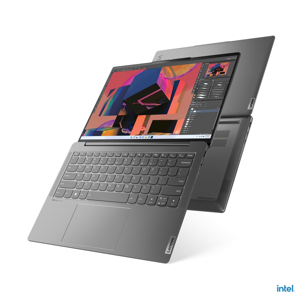 Laptop Lenovo Yoga Slim, 14", Intel i7-1260P, 16 GB RAM, 512 GB SSD, i hirtë