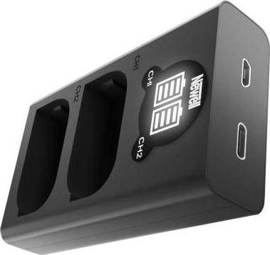 Karikues baterie Newell DL-USB-C DMW-BLK22, dy kanale, USB C, i zi