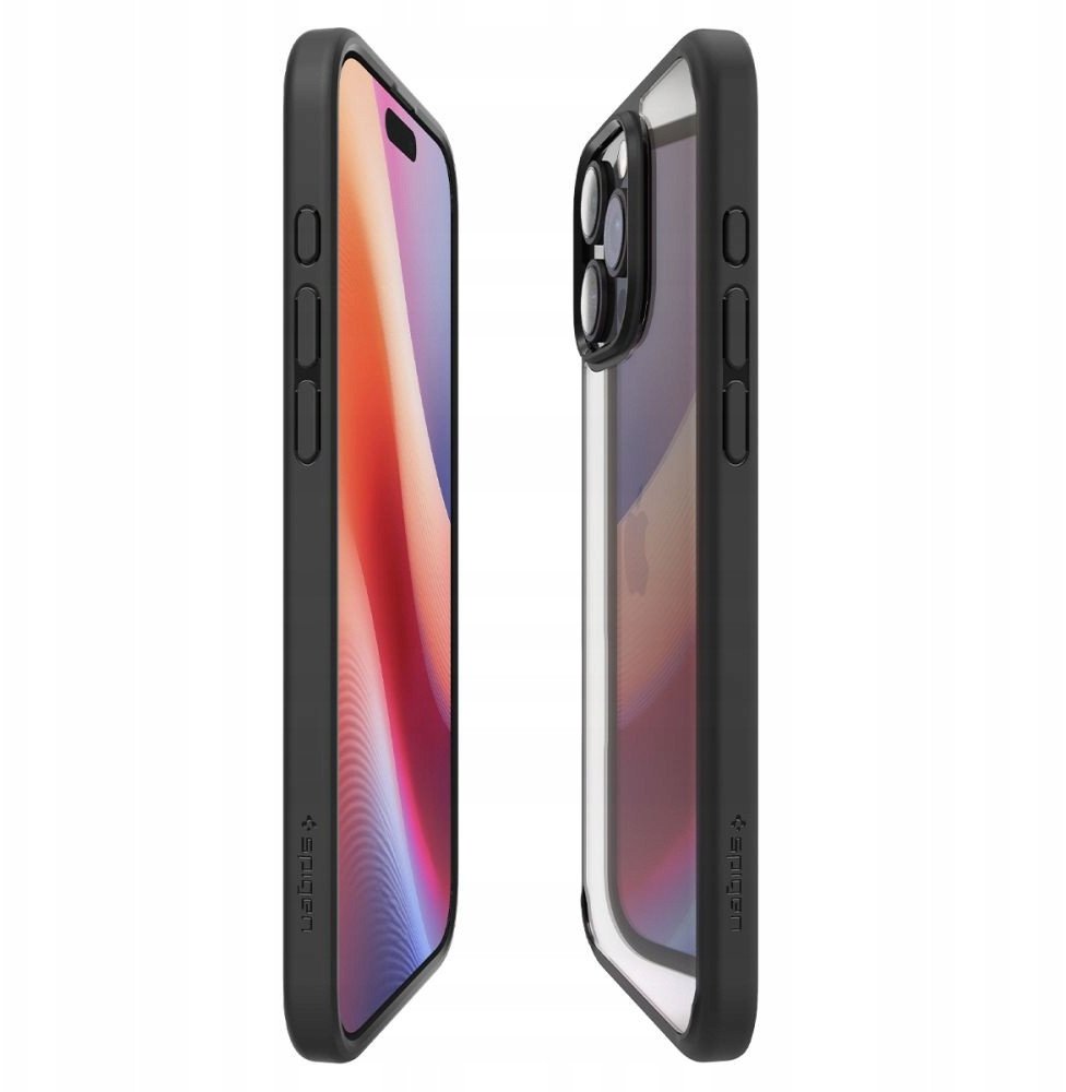 Mbulesë telefoni Spigen Ultra Hybrid MagSafe për iPhone 17 Air, transparente, e zezë matte