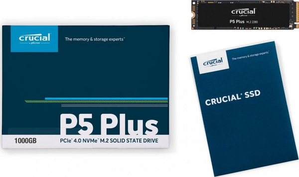 Disk SSD Crucial P5 Plus(CT1000P5PSSD8), 1 TB, M.2 2280, PCI-E x4 Gen4 NVMe, i zi