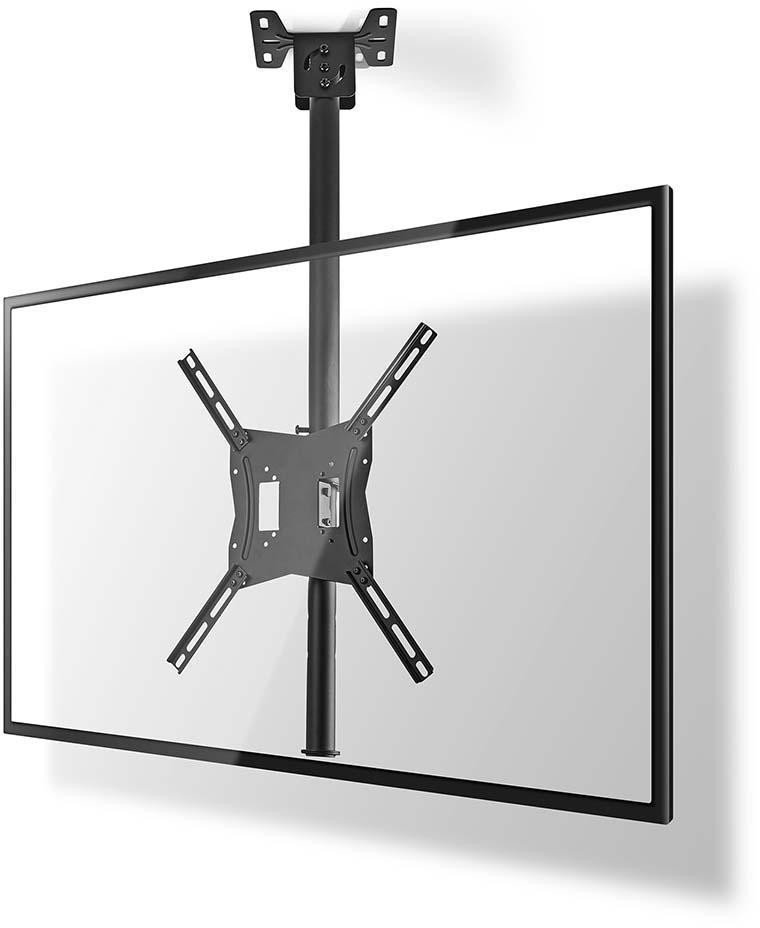 Mbajtës tavanor për TV dhe monitor, rrotullues, për 26"-42", i zi