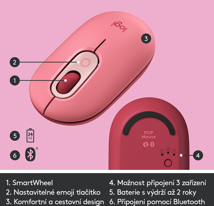 Maus Logitech POP, heartbreaker