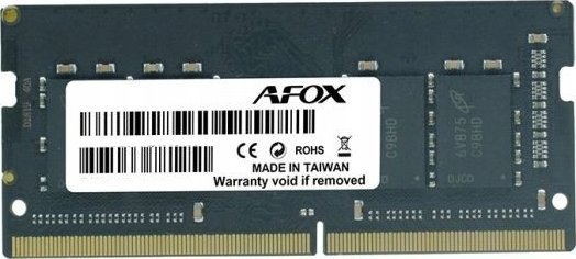 Memorie RAM laptopi AFOX SO DIMM DDR4, 8GB, 3200MHz, e zezë