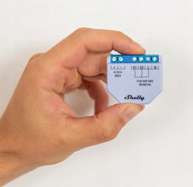 Modul ndriçimi Shelly Plus 0-10V Dimmer, Wi-Fi, smart, i bardhë