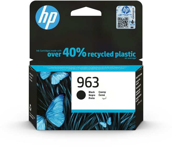 Ngjyrë për printer HP 3JA26AE No. 963, e zezë