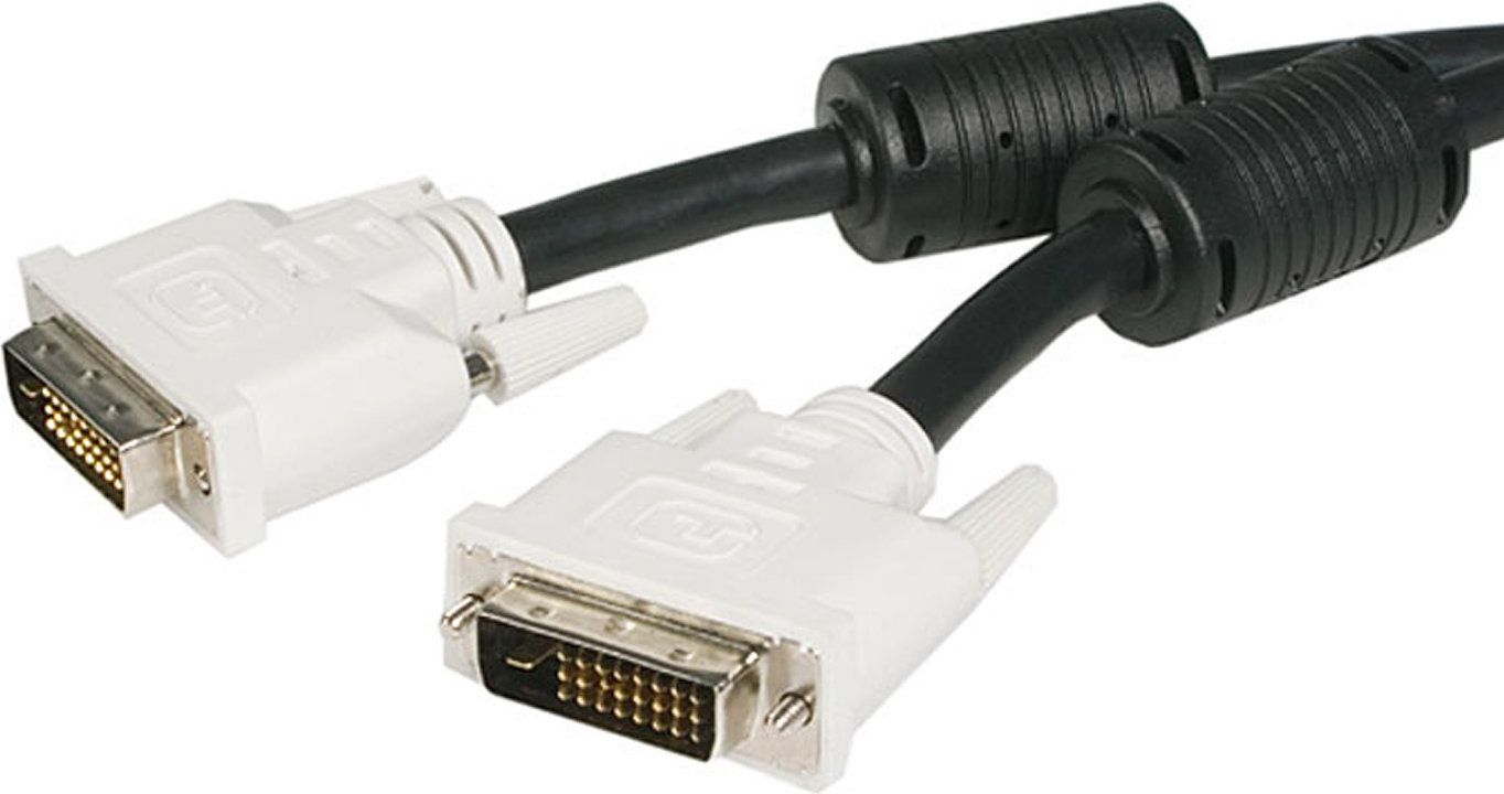 Kabllo DVI-D StarTech DVIDSMM2M, 2m, e zezë