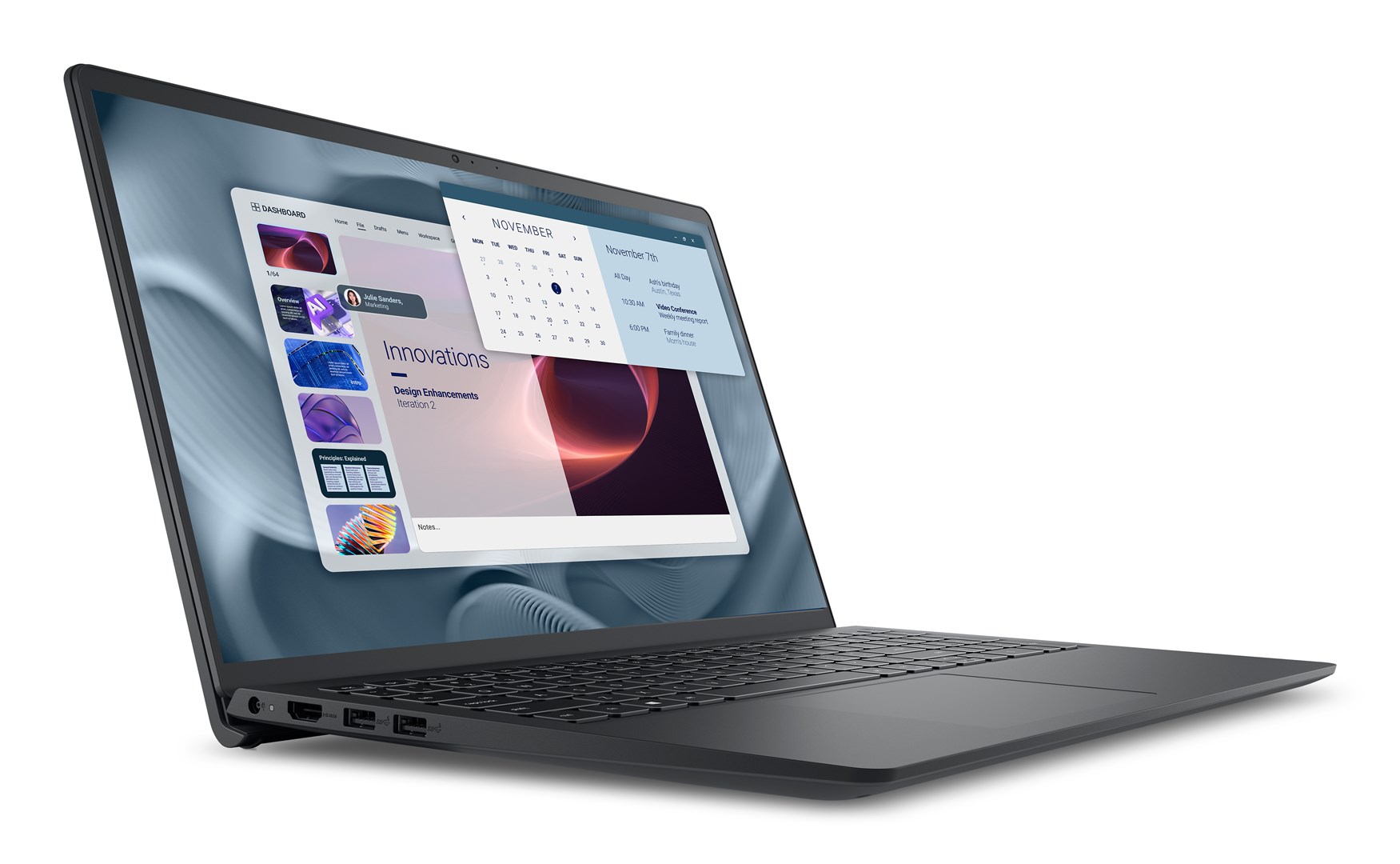 Laptop DELL Pro 15 Essential PV15250, 15.6", Intel Core 3 100U, 8 GB, 512 GB, Intel Graphics, i zi