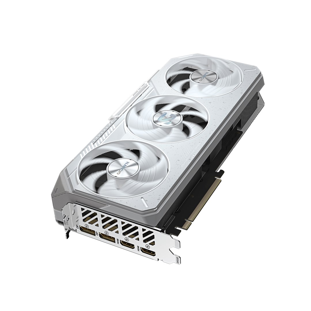Kartë grafike GIGABYTE Radeon RX 9070 XT GAMING OC ICE, 16GB GDDR6, e bardhë