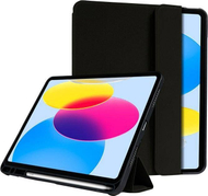 Futrollë tablet Crong FlexFolio Case iPad 10.9" 2022, me mbajtëse Apple Pencil, e zezë