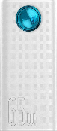 Powerbank Baseus Amblight, 30000mAh, 65W, i bardhë