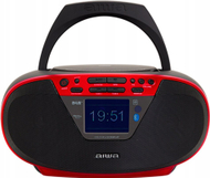 Radio boombox Aiwa Portable BoomBox, CD DAB+ MP3 BT, e kuqe