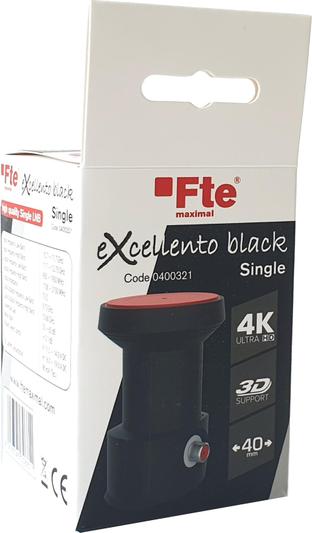 Konvertues satelitor Fte Maximal Excellento Premium HD, Single LNB, Full HD 4K, i bardhë