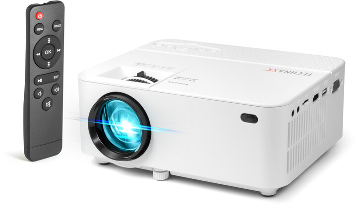 [OUTLET] Projektor Technaxx Mini LED FHD, i bardhë