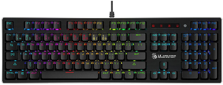 Tastierë A4Tech Bloody B820R, LK Optic Red, CZ, e zezë