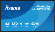 Monitor profesional Iiyama ProLite LH4375UHS-B2AG, 43", 4K UHD, Wi-Fi, i zi