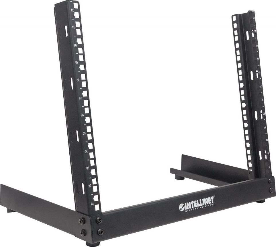 Rrafte rrjeti Intellinet Network Solutions Standing Cabinet 19", 12U, metal, i zi