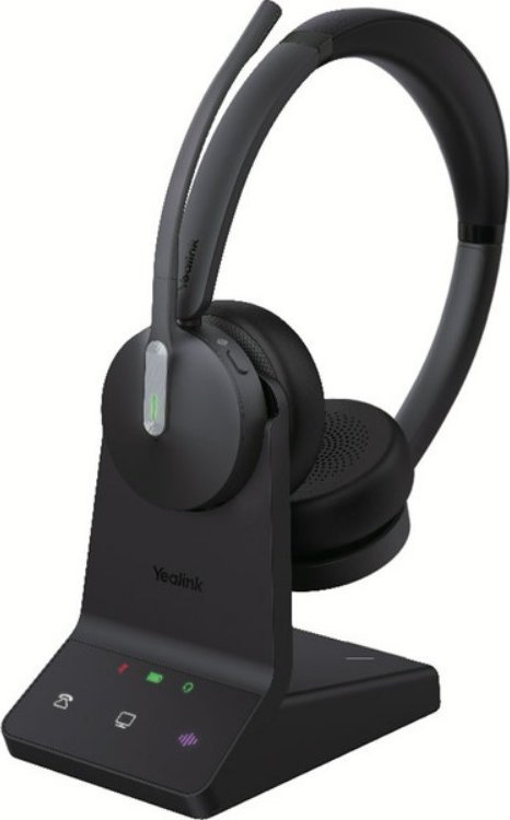 Безжични слушалки Yealink WH64 Hybrid Dual UC, DECT и Bluetooth, за канцеларија и кол-центар