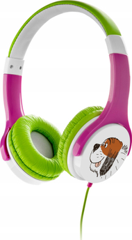 Kufje për fëmijë GoGEN MAXIPES MAXISLECHYG, me kabllo 3.5mm, kufizim volum 90 dB, shumëngjyrëshe