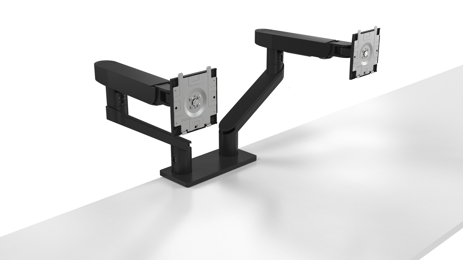 Standi për dy monitorë Dell 482-BBDL, 19"–38", VESA 100x100, deri 10 kg, i zi