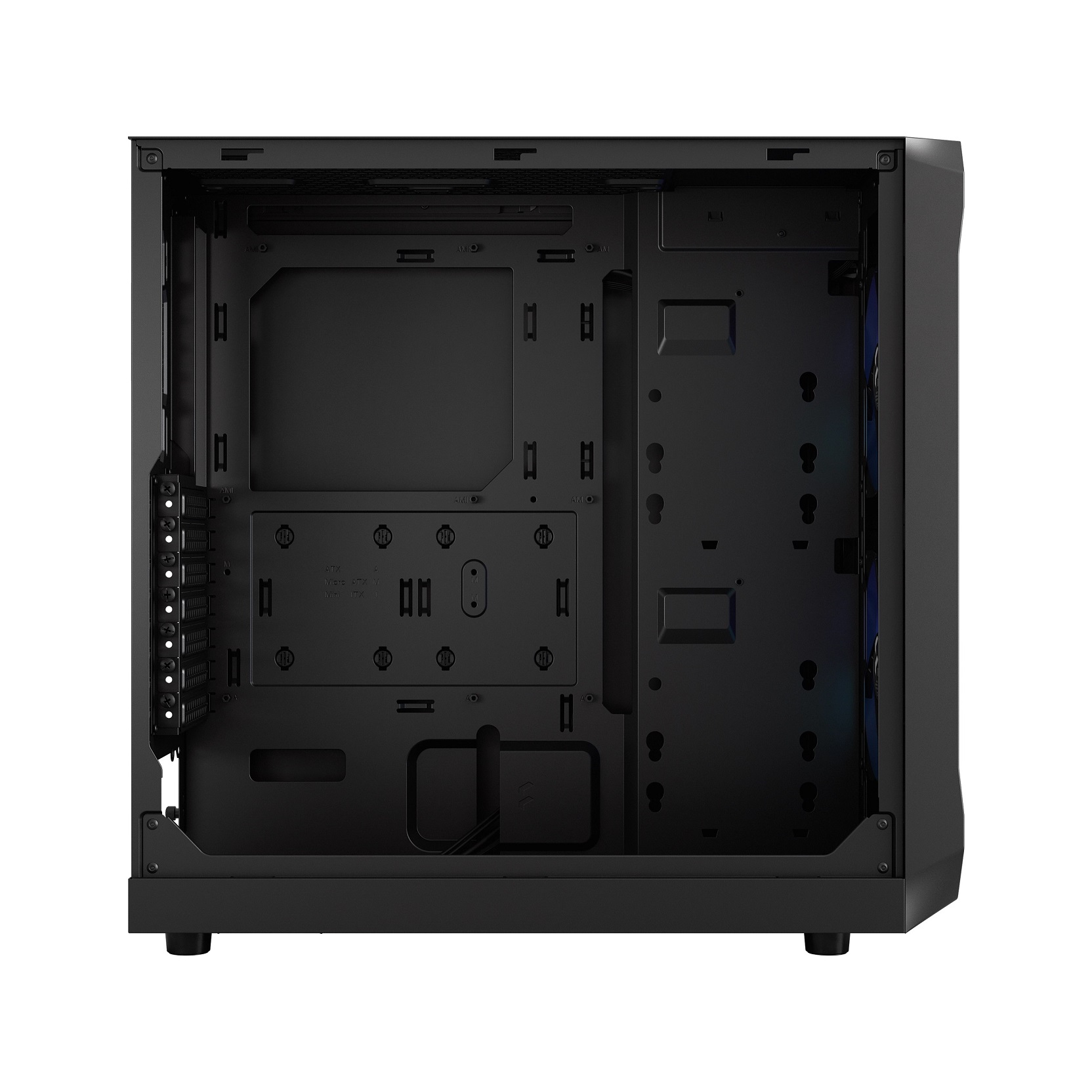 Kasë për PC Fractal Design Focus 2 RGB Black TG, e zezë