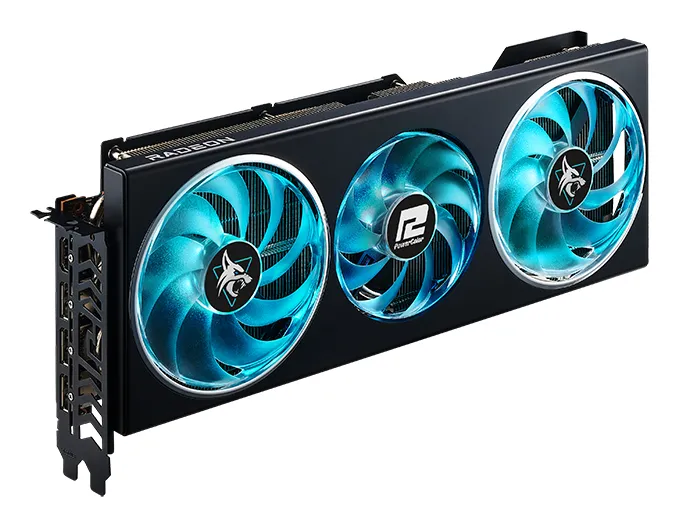 Kartë grafike PowerColor Radeon RX 7800 XT Hellhound, 16GB GDDR6, RDNA 3, e zezë