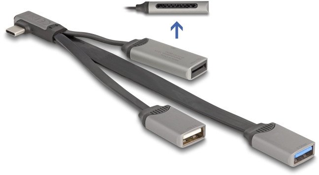 USB hub DeLOCK 64303, 4 porta, USB, i zi