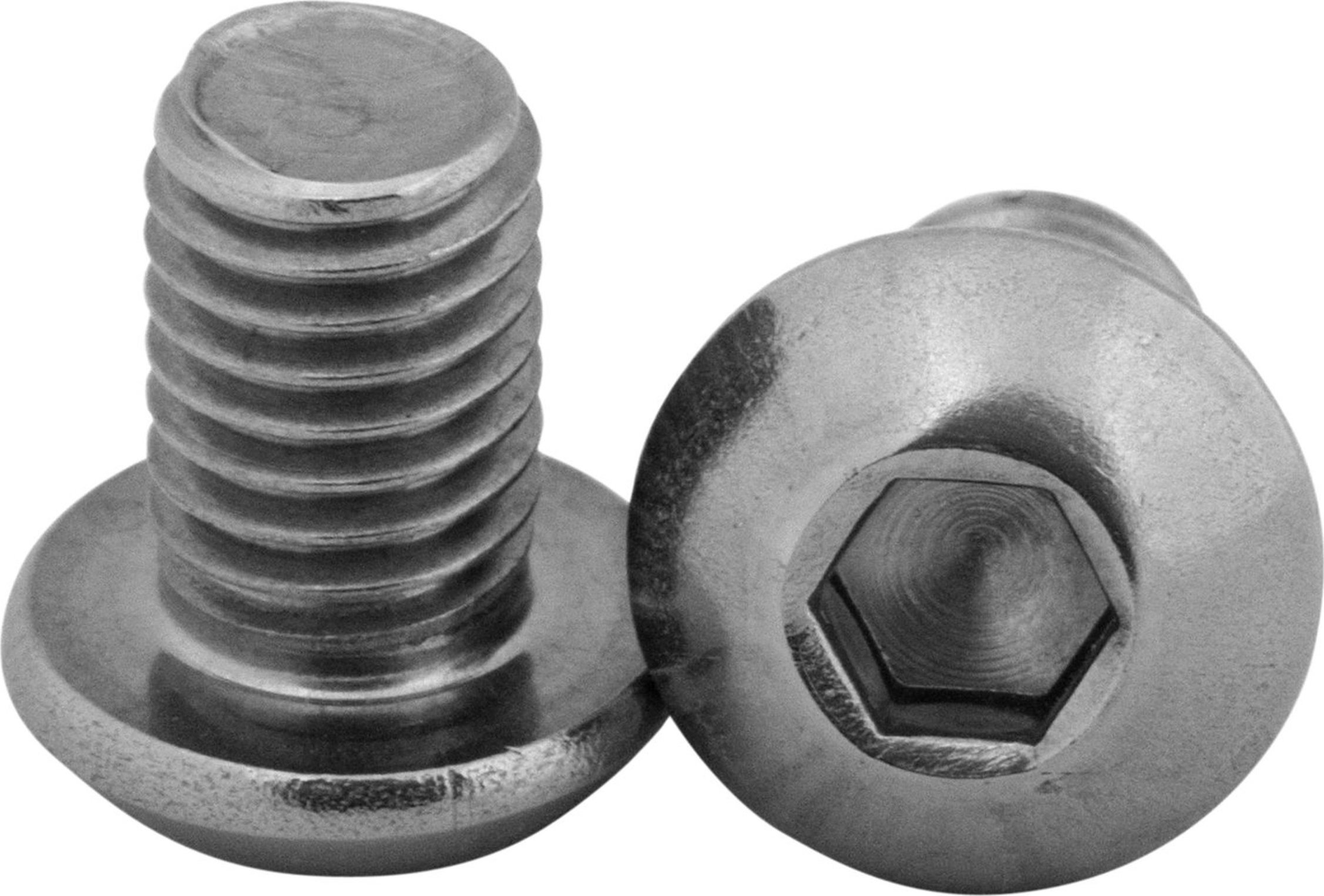 Vida CAYMON KS500, M5 x 16mm DIN7985, me rondele najloni, e zezë, pako 100 copë