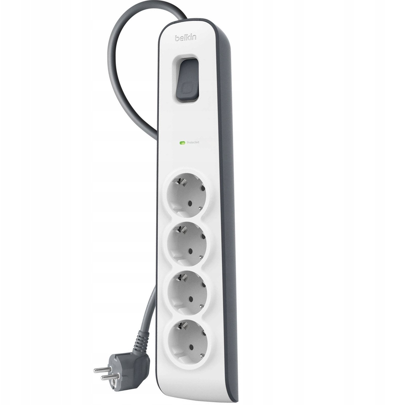 Listelë Belkin Power Strip With Surge Protection, 4 dalje, kabllo 2 m