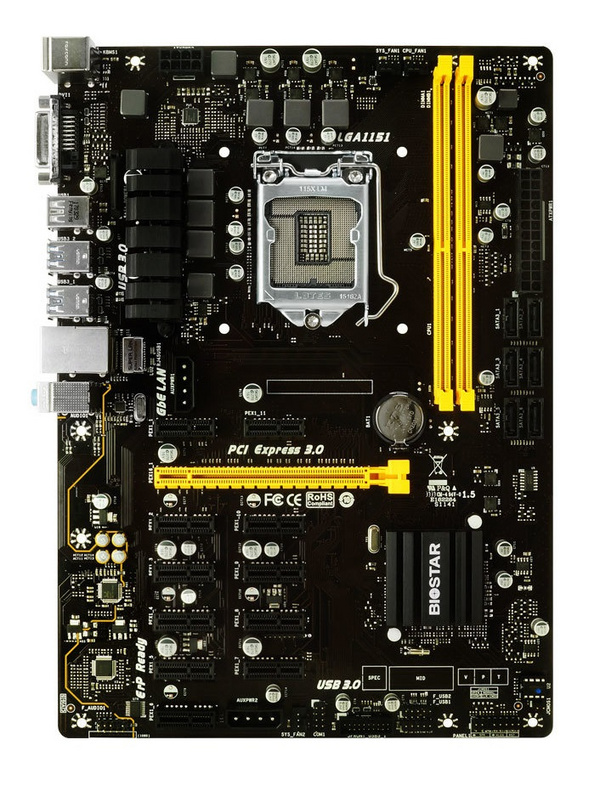 Pllakë amë Biostar TB250-BTC PRO Ver. 6.x Intel B250 LGA 1151 (Socket H4) ATX