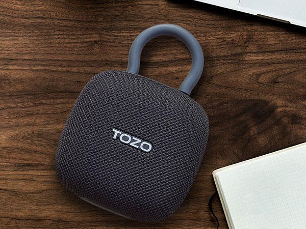 Kaupfoltore portative Tozo SoundGo, Bluetooth 5.4, 10W, e zezë