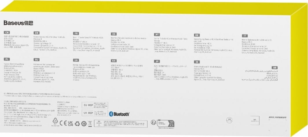 Tastierë Baseus, wireless, US, rozë